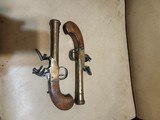 pair of brass blunderbuss pistols - 2 of 7