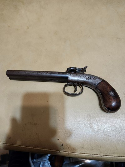bruce & davis
double
barrel
pistol
.321 caliber