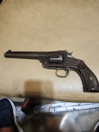 s&w new
model
#3
single
action
44 cf