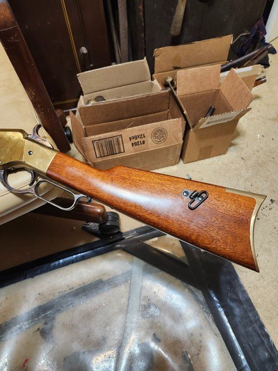 winchester model1860 uberticwmilitary rifle copy45lc - Image 1 of 5