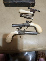 cased belgiumivory stockedmuffpistols.32 bvore - Image 5 of 7