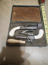 cased belgiumivory stockedmuffpistols.32 bvore - Image 2 of 7