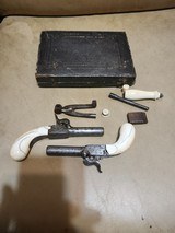 cased belgiumivory stockedmuffpistols.32 bvore - Image 3 of 7