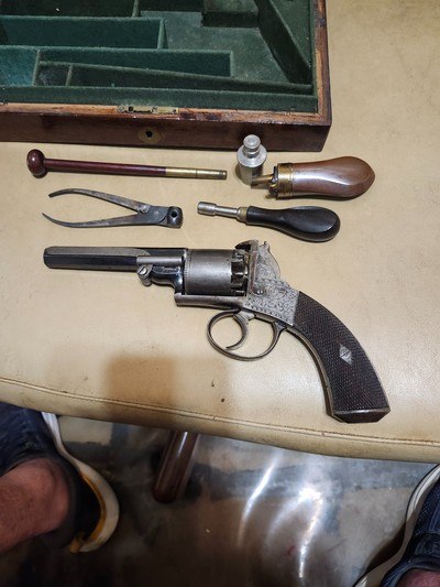 adams percussioncasedrevolver.36 calib er - Image 3 of 11