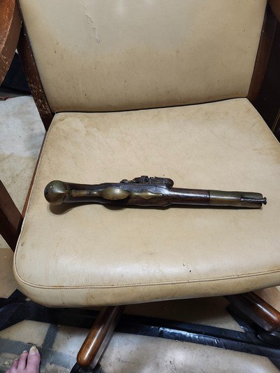 model 1733/66frenchflint lockpistol.68 bore - Image 3 of 10