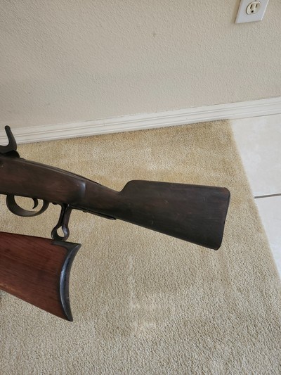 european percussionrampartrifle /wallgun.70 caliber - Image 2 of 11