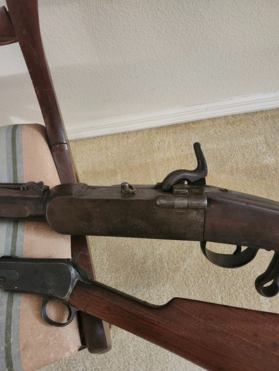european percussionrampartrifle /wallgun.70 caliber - Image 3 of 11