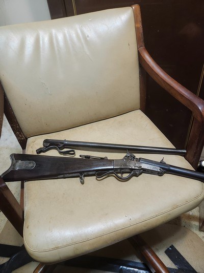 maynard firstmodelcarbine50 and 35 caliberbarrels - Image 4 of 13