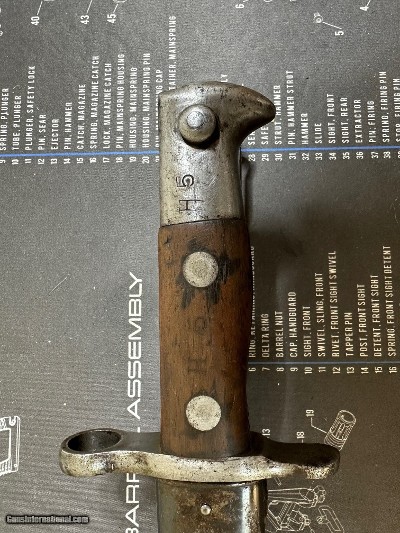 ORIGINAL US M1892 KRAG Bayonet