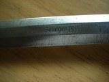 German WWII Dagger Solingen 1939 With Leather Sheath - 3 of 10