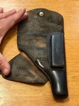 Rare Original WWII German SA Walther PP Holster AKAH DRGM - 9 of 9