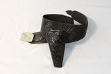 Vintage Berns-Martin Tooled Leather Belt and Holster