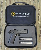 NIGHTHAWK CUSTOMS DELEGATE COMMANDER 9MM 1911 OPTIC CUT DOUBLE STACK