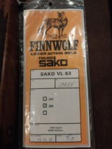 SakoFinnwolf VL63 collectors association #136 of 175 SET OF BOTH RIFLES 243 & 308 NEW - 4 of 13