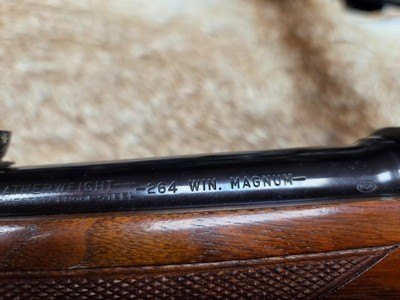 WINCHESTER MODEL 70 FEATHERWEIGHT .264 WIN. MAGNUM PRE 64 - Image 5 of 14