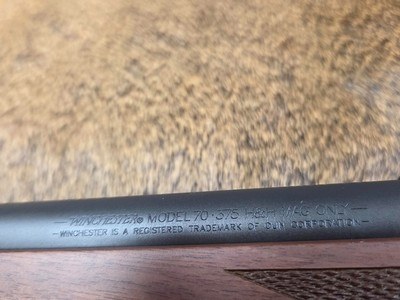 WINCHESTER MODEL 70 SAFARI EXPRESS .375 H&H MAGNUM - Image 9 of 12