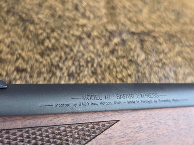 WINCHESTER MODEL 70 SAFARI EXPRESS .375 H&H MAGNUM - Image 4 of 12
