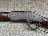1890 Antique WINCHESTER Model 1873 .32-20 WCF Caliber LEVER ACTION Rifle - 2 of 15