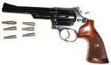 Smith & Wesson Model 53 4-Screw .22 Jet / .22 Long Rifle Revolver 6-Inch - 1 of 7