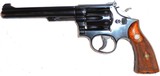 Smith & Wesson K .22 – Model 17 Masterpiece 4-Screw 1958 Transition Target Revolver - 1 of 10