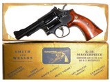 Smith & Wesson Pre Model 15 .38 Combat Masterpiece; 5 Screw; 4 Inch; Gold Box