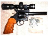 Smith & Wesson 25-2 .45 ACP/Auto Rim Custom Heavy Barrel Revolver + S&W Variable Power L.E.R. Scope - 2 of 8
