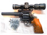 Smith & Wesson 25-2 .45 ACP/Auto Rim Custom Heavy Barrel Revolver + S&W Variable Power L.E.R. Scope - 1 of 8