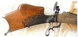 Schuetzen Rifle Alois Mogele System-Aydt 32-40 Engraved & Embellished - 5 of 13