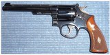 Smith & Wesson K .22 Masterpiece Custom 5-Screw Scarce Pre-War 2nd Model - 1 of 6