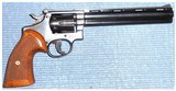 Colt Python 8-Inch-Barreled Smith & Wesson K-38 Masterpiece 5-Screw (