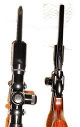 Smith & Wesson K .22 Masterpiece 5-Screw 1948 Post-War 3rd Model Revolver 8-3/8 Inch with Burris 2X Scope - 3 of 7