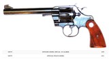 Colt Official Police Custom Single-Action-Only .38 Special Target Revolver