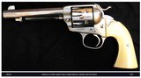 Colt Bisley Model .38 Colt Caliber – 51/2 Inch Nickel - Cartridges Included