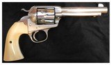 Colt Bisley Model .38 Colt Caliber – 51/2 Inch Nickel - 2 of 10