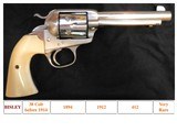 Colt Bisley Model .38 Colt Caliber – 51/2 Inch Nickel - 2 of 11