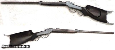Marlin Ballard 32-40 Schuetzen Rifle; Half Round-Half Octagon Barrel; Double-Set Triggers