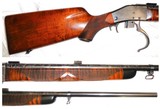 Sharps Borchardt Bridgeport-Model 1878; Original 29-Inch Barrel Relined to .22 Hornet; Etch-Engraved; Custom Stock - 4 of 13