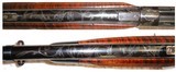 Sharps Borchardt Bridgeport-Model 1878; Original 29-Inch Barrel Relined to .22 Hornet; Etch-Engraved; Custom Stock - 10 of 13