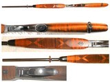 Sharps Borchardt Bridgeport-Model 1878; Original 29-Inch Barrel Relined to .22 Hornet; Etch-Engraved; Custom Stock - 6 of 13