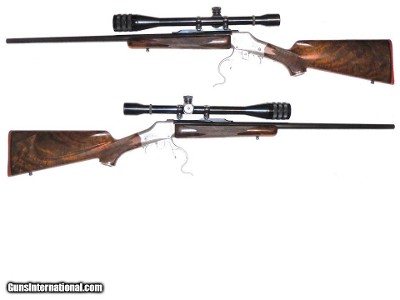 Lynton McKenzie-Engraved Winchester High Wall Model 1885 in .222 Rimmed Caliber