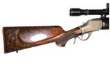 Lynton McKenzie-Engraved Winchester High Wall Model 1885 in .222 Rimmed Caliber - 3 of 15