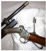 Stevens Tip-Up Schuetzen Rifle; 25-35 Stevens & Maynard; Half-Round/Octagon Barrel; Original Malcom Scope - 8 of 11