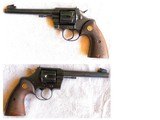 Colt Officers Model Heavy Barrel .38 Special Target Revolver with Custom (Possibly) King’s Sights, Hammer, Trigger - 1 of 6