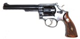 Smith & Wesson .22 Masterpiece 5-Screw 1948 Post-War 3rd Model Revolver 6-Inch - 1 of 7