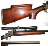 Remington Hepburn .219 Zipper Vintage Custom Target - Varmint Rifle with Weaver K-10 Scope - 4 of 9