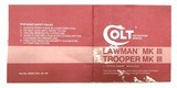 Colt Trooper Mark III Low Production .22 Long Rifle with 8-Inch Barrel - 7 of 7