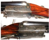 Simson & Co. Suhl, Germany; Finely Engraved Pre-War 16 Gauge Side x Side Shotgun with Rifle Sight - 9 of 12