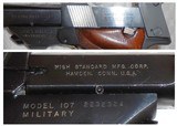 High Standard Model 107 Military; Supermatic Trophy; .22 Long Rifle; Hamden, Connecticut - 5 of 7