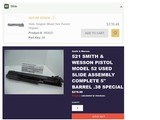 Smith & Wesson Model 52 Slide Stripped Early “PAT’S PENDING” Markings - 5 of 5
