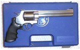 Smith & Wesson Model 657-5 .41 Magnum Stainless Hunter Model; 7.5 Inch Barrel; Non-Fluted Cylinder; Factory Box; Scope, Base, Dies & Brass - 2 of 8